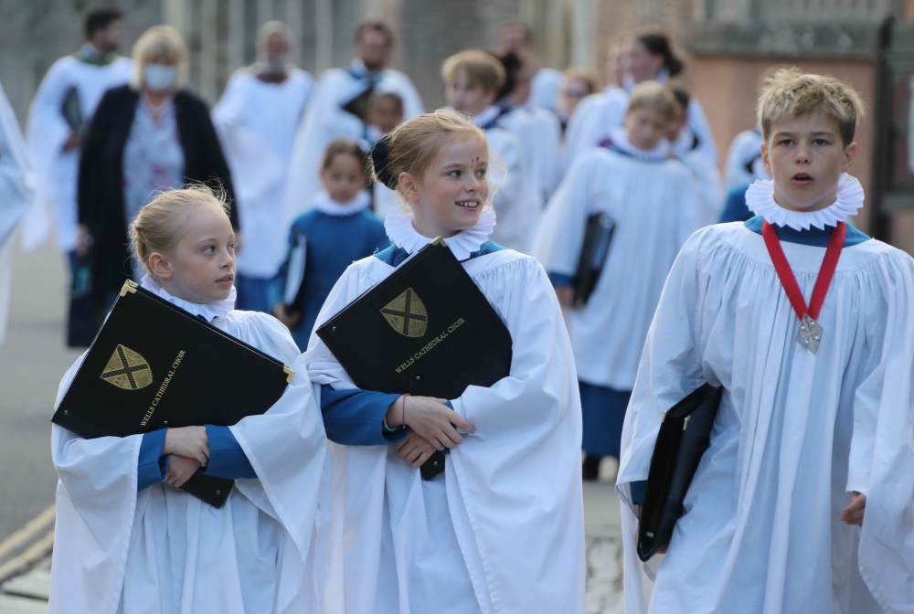 Choristers from Wells Cathedral