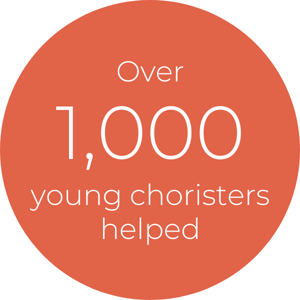 Over 1,000 young choristers helped