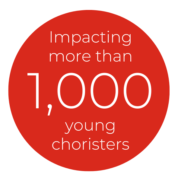 Impacting more than 1,000 young choristers