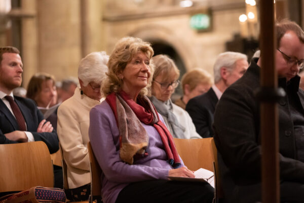 Congregation during a service at Southwark Cathedral